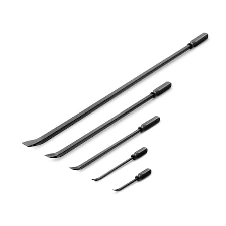 Tekton Angled End Handled Pry Bar Set, 5-Piece (12, 17, 25, 36, 45 in.) LSQ90505